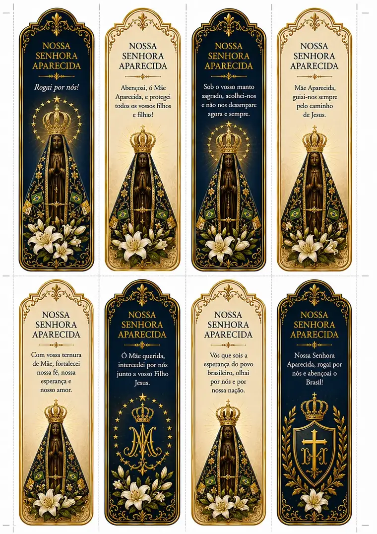 Marcador católico: Nossa Senhora Aparecida