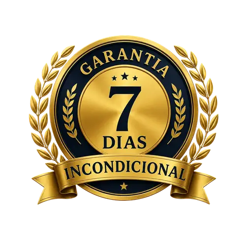 Selo de garantia incondicional de 7 dias